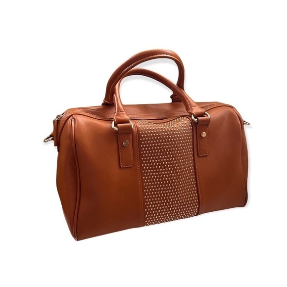 Elegant Leather Tote Bag with Adjustable Strap - Picture 1 of 7